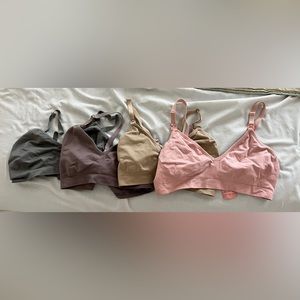 Set of 5 XL bras